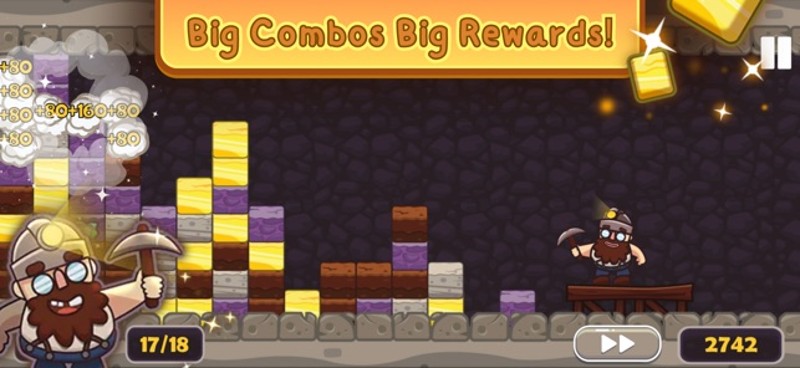 Gold Mine - Match 3 screenshot