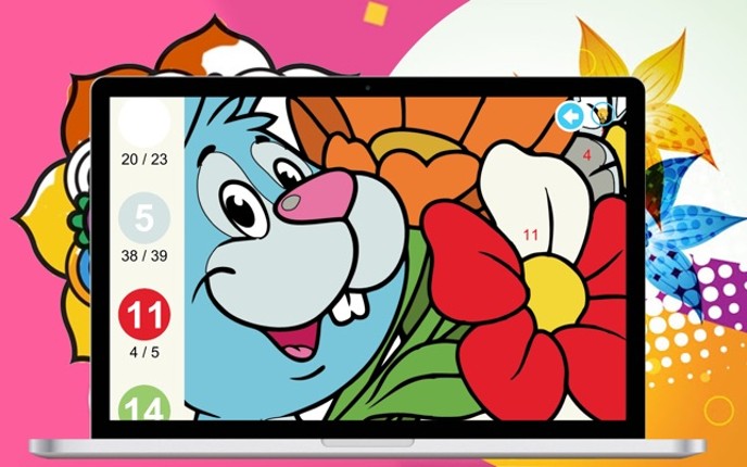 Magic Coloring Art By Number Image