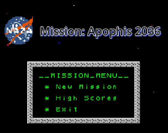 Mission: Apophis 2036 - Cool asteroids clone Game Cover