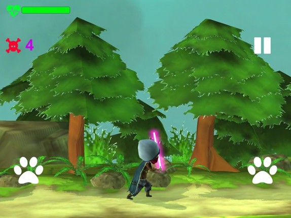 Ninja Fight With Zombies screenshot