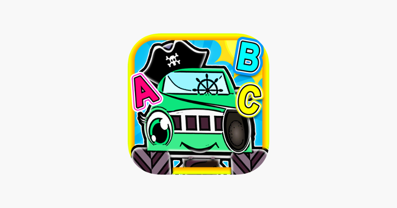 Pirate Preschool Monster Trucks  - Solve puzzles Game Cover