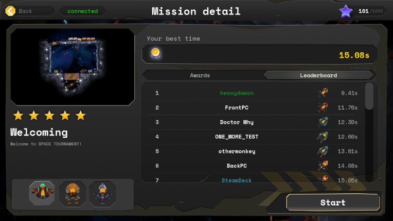 Space Tournament screenshot