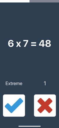 Two Second Math Quiz screenshot