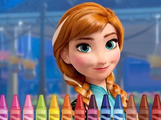 Games like Anna Frozen Coloring