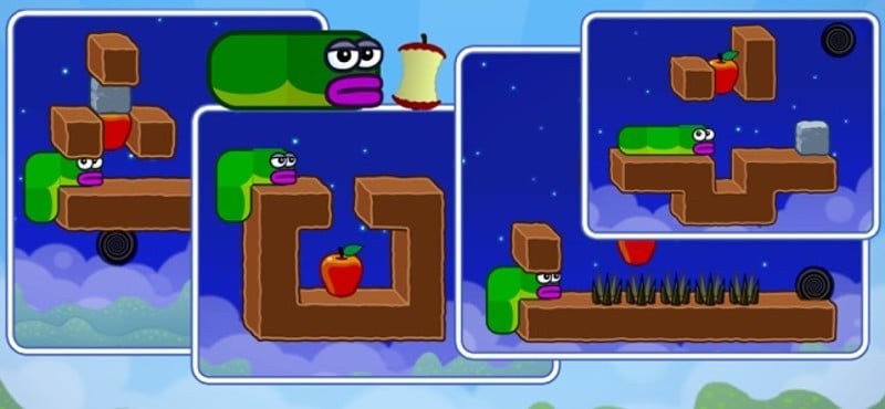 Apple Worm: Logic Puzzle screenshot
