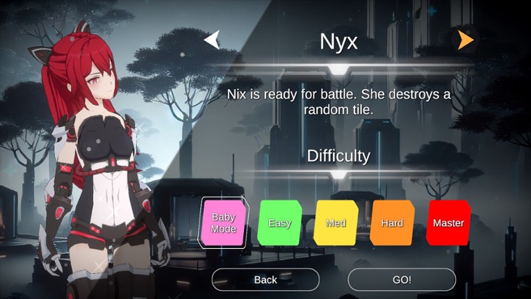 Battle Puzzle 2048: Space Girls screenshot