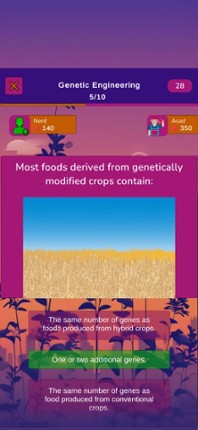 Biotechnology Knowledge Quiz screenshot