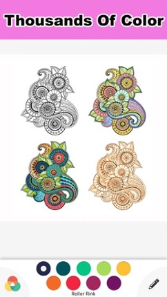 Coloring Book for Adults Color Therapy Doodle screenshot