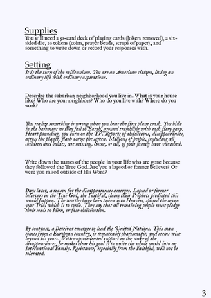 Forsaken: A journaling TTRPG of the Earth's Last Days Image