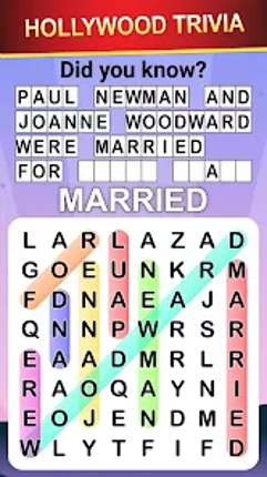 Word Search World Hollywood screenshot