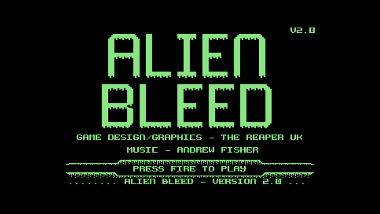 Alien Bleed V2 (C64) Game Cover