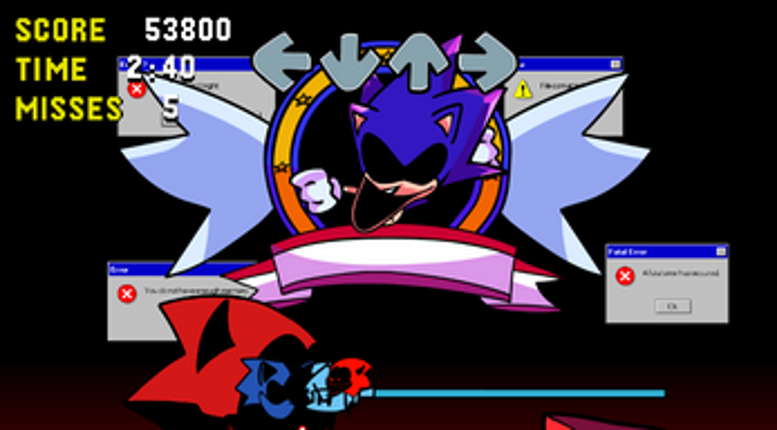 Friday Night Funkin' VersuS Sonic E.X.E ENCORED: REBOOT screenshot