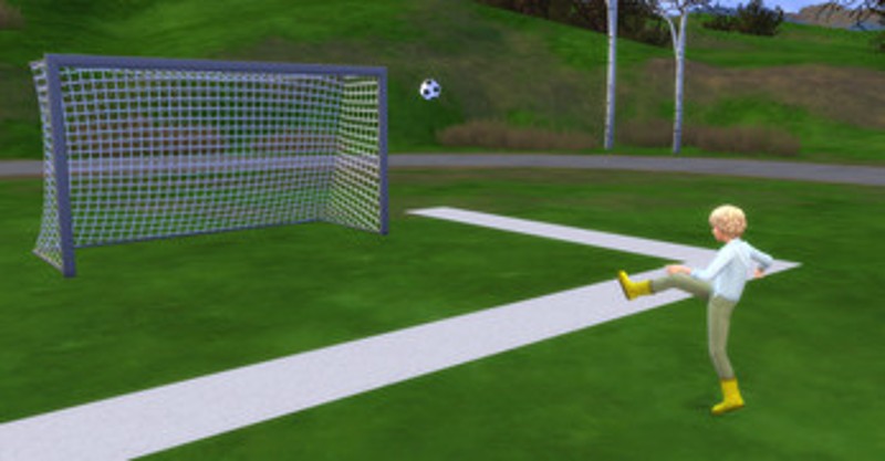 The Sims 4 Functional Soccer Goal Image