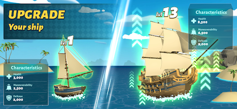 Pirate Legends: Sea Battle screenshot
