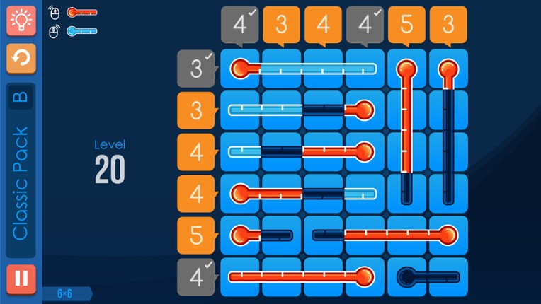 Grids of Thermometers screenshot