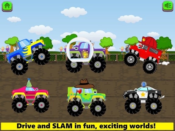Monster Trucks Game Kids FULL screenshot