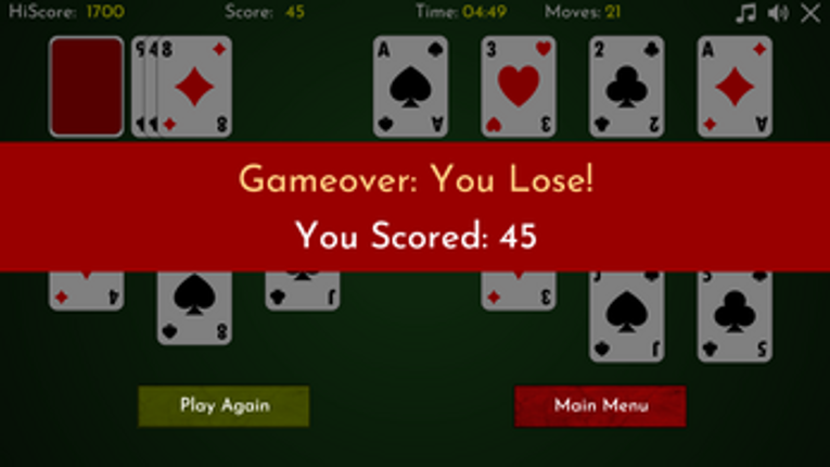 Neon Orbis' Solitaire screenshot