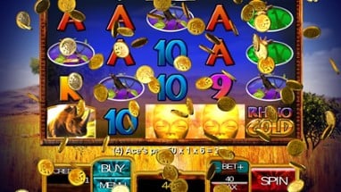 Rhino Gold Slot Game - FREE Image