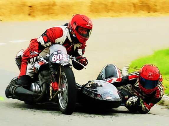 Sidecar Racing Puzzle Image