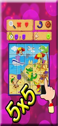 Sliding puzzle move classic screenshot