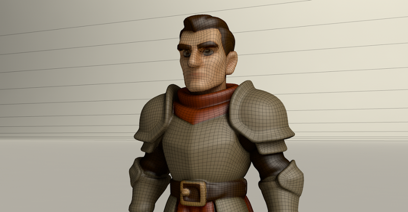 Stylized Game Ready Human Character Rigged named mike Image