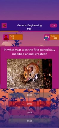Biotechnology Knowledge Quiz screenshot
