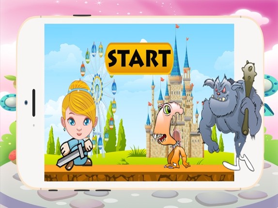 Cute Princess warrior runner adventure girl games screenshot