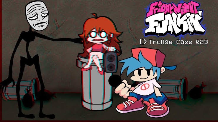 Games like friday night funkin Trollge Case 023 APK