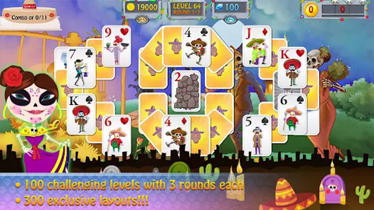 Halloween Solitaire: Muertos screenshot