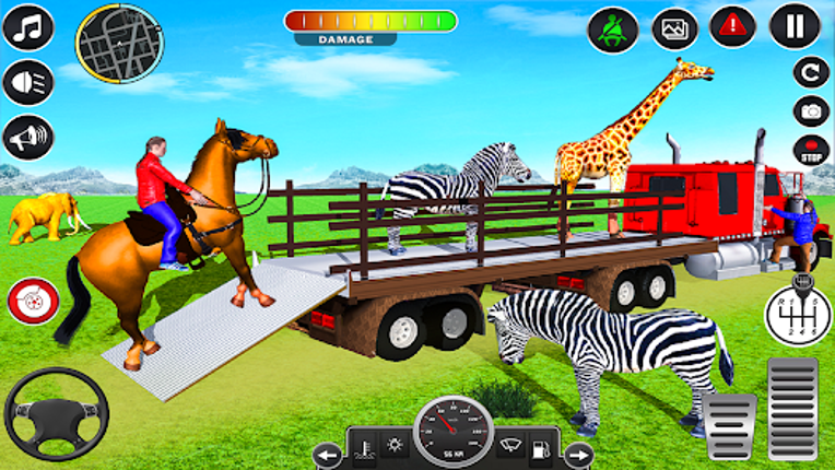 Animal Transports Truck Games screenshot