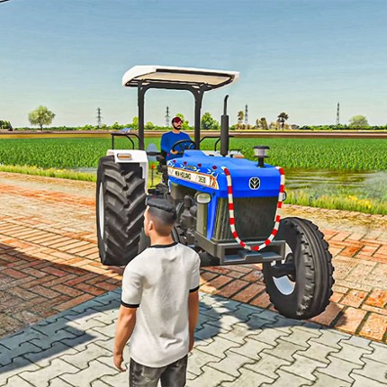 US Tractor Farming: Tractor 3D Image