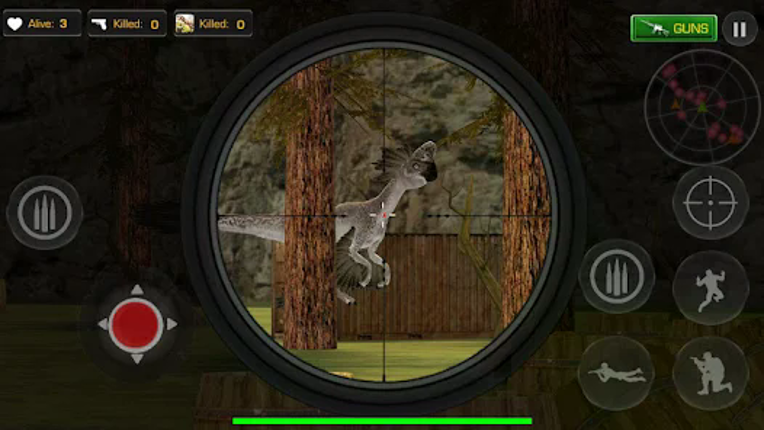 Modern Strike : Dino War Hunt screenshot