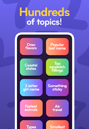 Top 7 - family word game screenshot