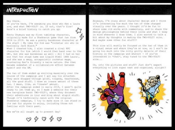 The Anatomy of TWO-VOLT! Zine screenshot
