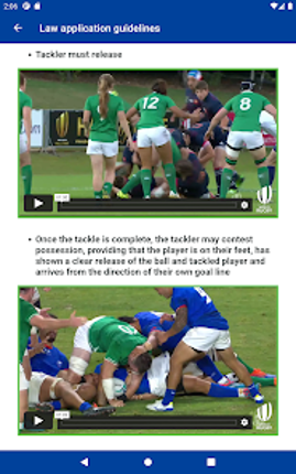 Laws of Rugby screenshot