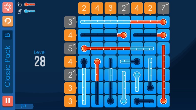 Grids of Thermometers screenshot