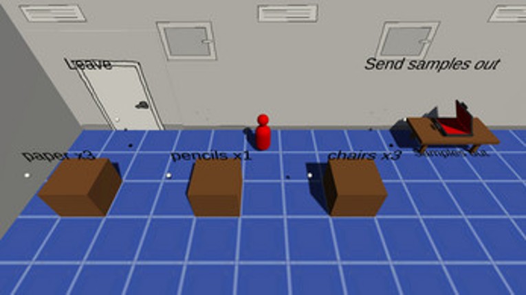 Inventory management 3D screenshot