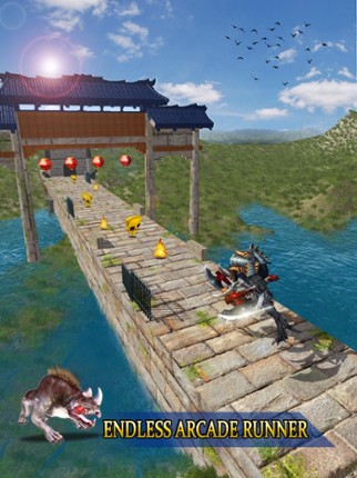 Monster Zigzag GO:Endless Runner on the China Wall screenshot