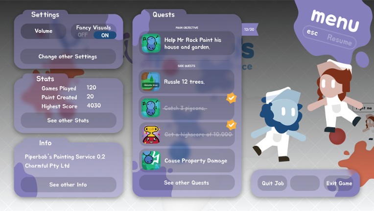 Piperbob's Painting Service screenshot