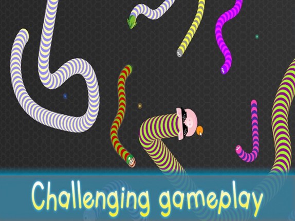 Snake Mask Mania. Real Worm Eater & Color Balls screenshot