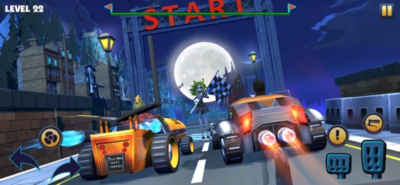 Street Monster Kart Race Rush screenshot