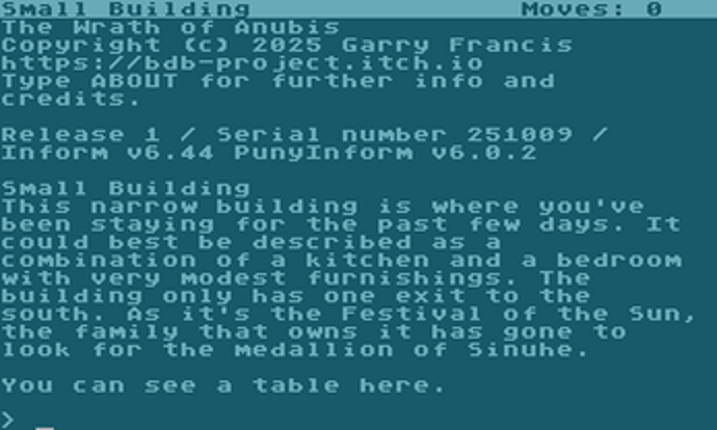 The Wrath of Anubis Image