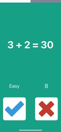 Two Second Math Quiz Image