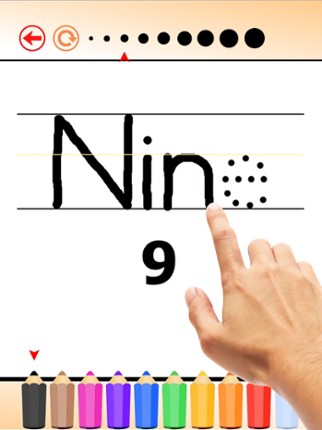 Write English Words HD: Learn to write from A-Z and number from 1-10, free games for children screenshot