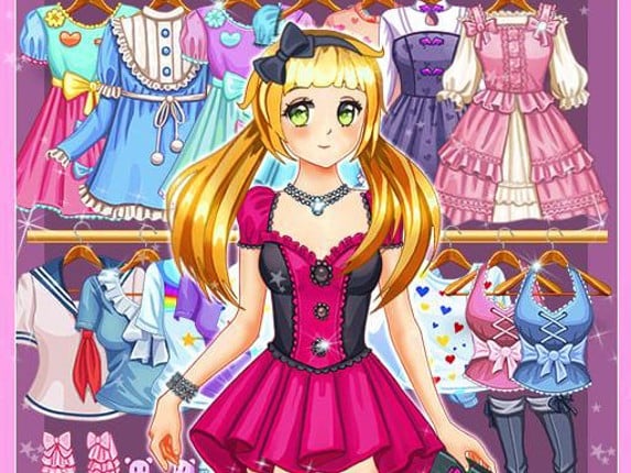 Anime Kawaii Dress Up Game Game Cover