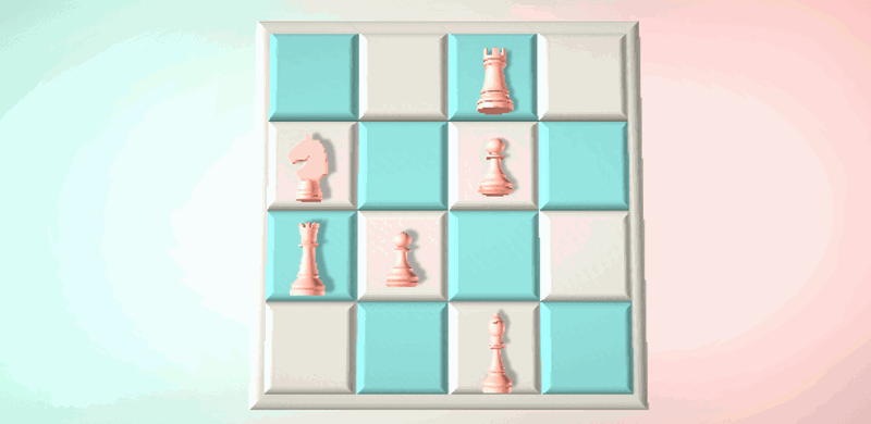 Chess 2048 screenshot