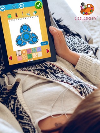 Fidget Spinner Coloring Book screenshot