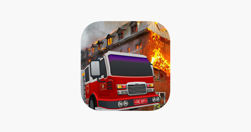 Fireman 911 Rescue Fire Truck Game Cover