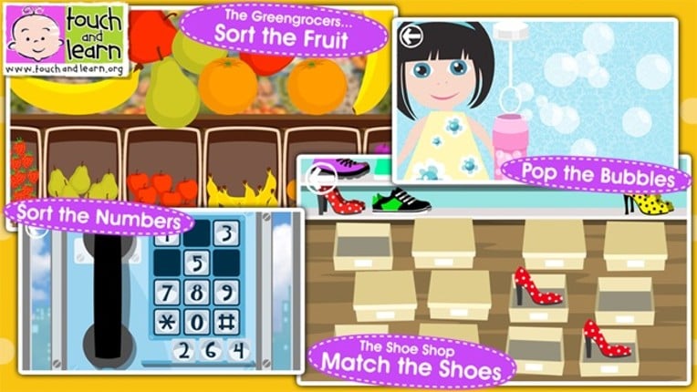 Fun Town for Kids Free - Creative Play by Touch &amp; Learn screenshot