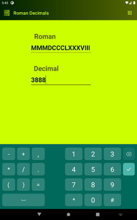 Roman Decimals Image
